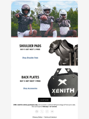 Xenith - 🏈 LIMITED TIME OFFER