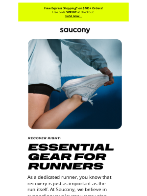 Saucony - Prioritize Your Recovery: Self-Care Essentials for Runners