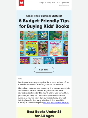 Scholastic - Did Someone Say Books Under $5?