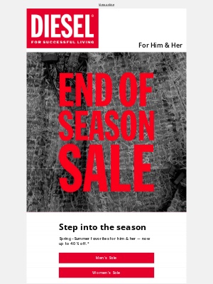 Diesel - His & Hers: Up to 40% Off