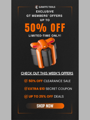 Giraffe Tools - Exclusive Sitewide Deals & Saving Hacks!