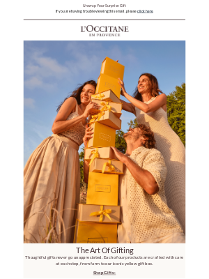 L'Occitane (United Kingdom) - Discover the Art of Gifting
