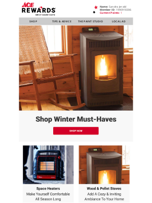 Ace Hardware - Stay Warm and Keep Winter Ready