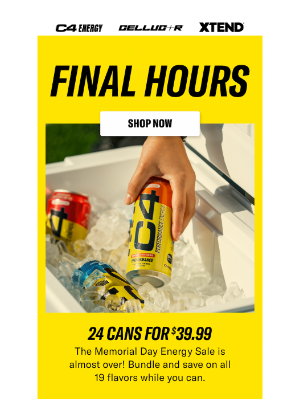 Cellucor - LAST CHANCE to stock up for $1.66 / can 🚨