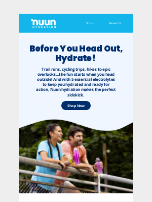 nuun hydration - Stay Hydrated Out There! 🚵
