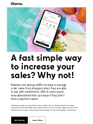 Klarna - Want a 68% Increase in AOV?