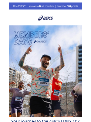 ASICS (United Kingdom) - You're a Silver member, you get 2x more chances!