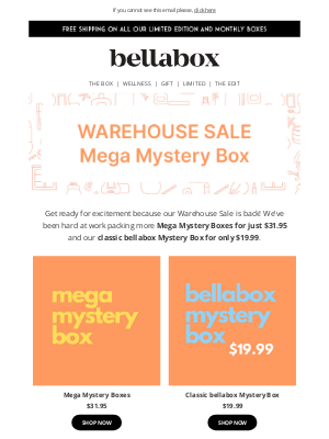 bellabox (Australia) - 🎉 Mystery Boxes: Back by Popular Demand! 🎉