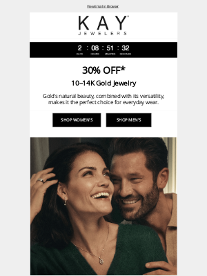 Kay Jewelers - Our golden offers end soon ⭐