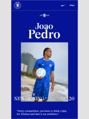 Chelsea Football Club (United Kingdom) - Joao Pedro is a Blue! 💙