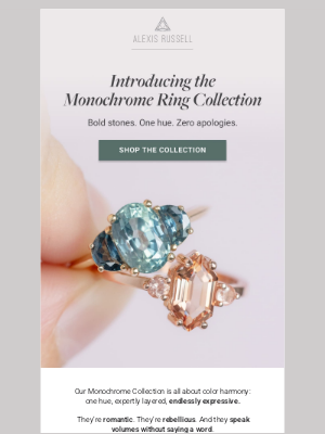 Our New Collection for the Color-Obsessed 💍