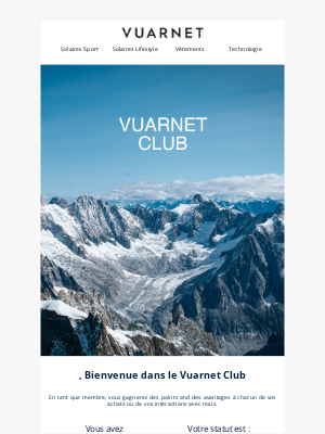 Vuarnet - Bienvenue dans le Vuarnet Club