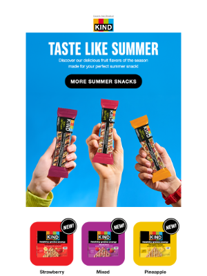 KIND Snacks - Summer in a Bite 🍓