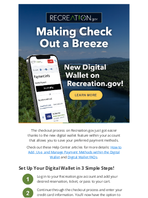 Recreation.gov - Getting Outdoors Just Got a Lot Easier!