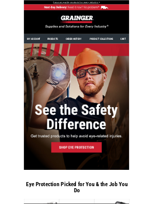 Grainger - Help Stay Safe & Focused With Eye Protection