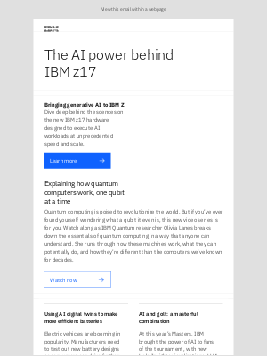 IBM - How the IBM z17 was prepared for tomorrow's workloads