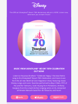 Disney+ - Disneyland® Resort 70th Celebration