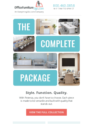 Office Furniture - See what you can do with Potenza.