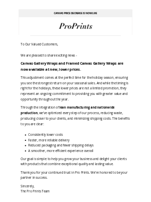 CG Pro Prints - Lower Prices on Canvas Gallery Wraps - Here to Stay