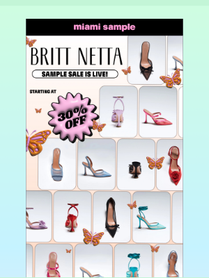 Aviator Nation - Britt Netta Sample Sale is on!!!🤩👠