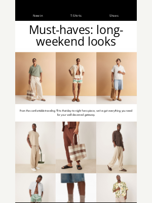 ASOS  - Must-haves: long-weekend looks