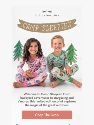 littlesleepies - JUST IN: Welcome to Camp Sleepies 🏕️🌌💤