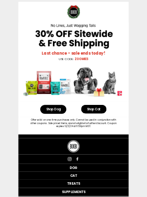 BIXBI Pet - 📣 Last Chance - Take 30% Off Sitewide!