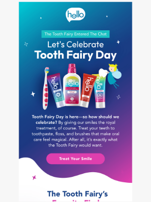 Hello Products - The Tooth Fairy Stopped By… 🧚