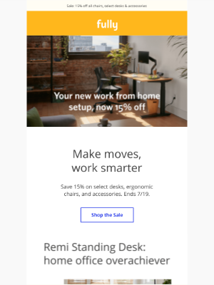 Fully - WFH essentials are still 15% off
