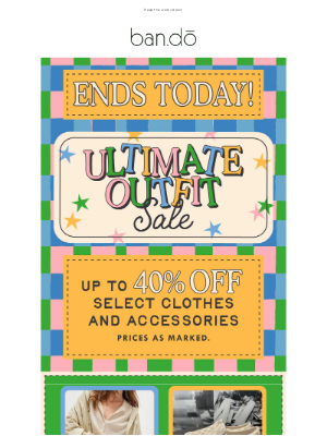 ban.do - Don’t miss up to 40% off!
