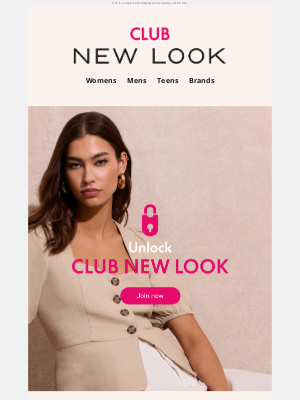 New Look (United Kingdom) - alberta, get 25% off when you join