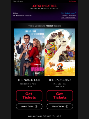 AMC Theatres - Leo, Your Weekly Ticket Is Here