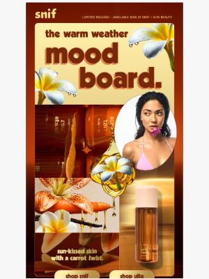Snif - Spray Tan is a MOOOOD.