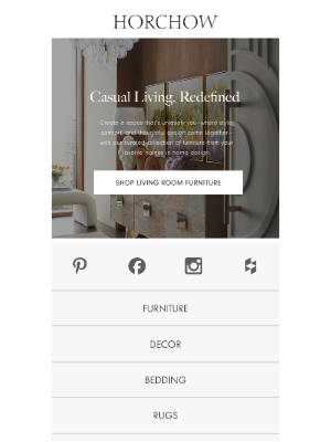 Horchow Mail Order - Your dream living room is here