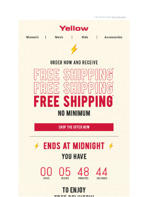 Yellow Shoes - ONLY A FEW HOURS LEFT! ⏰ FREE SHIPPING