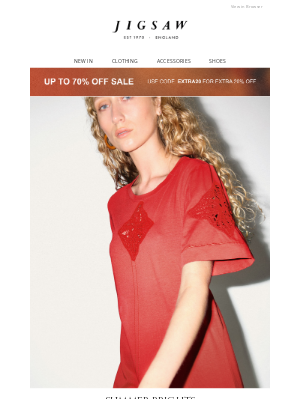 Jigsaw (United Kingdom) - Sale | Extra 20% off continues
