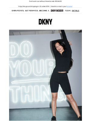 DKNY - Keep Your New Year’s Resolutions & Save 30% Off Sale