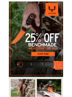 MeatEater - 25% OFF Benchmade Meatcrafter 2.0