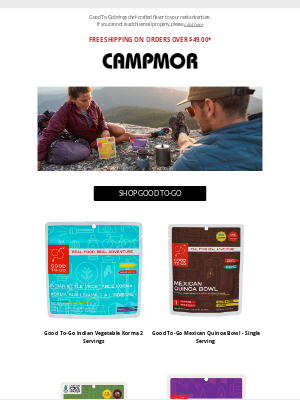 Campmor - Gourmet Meals, Trail Edition 🍲