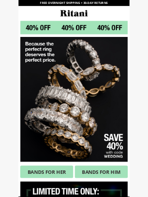Ritani - The Only Summer Sale that Matters 😏