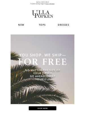 Ulla Popken USA - Psst... Your Shipping’s on Us!