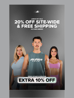 Alphalete Athletics - Labor Day Sale 🚨