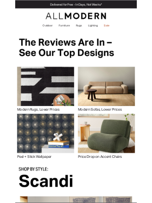 AllModern - modern rug sale