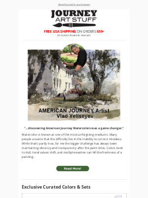 Cheap Joe's Art Stuff - Meet American Journey Artist Vlad Yeliseyev