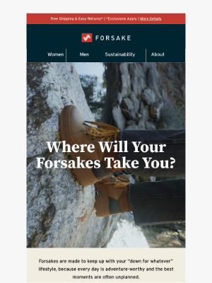 Forsake - Every day is adventure worthy