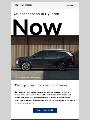 Hyundai Motor America - Stay on top of all things Hyundai: Meet the 2026 PALISADE.