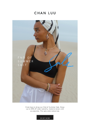 chanluu.com - Sale: Ends Soon