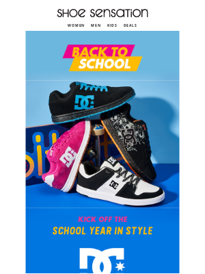 Shoe Sensation Inc - First Day Looks Start with DC 🛹