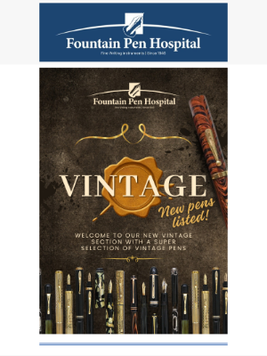 FountainPenHospital - Enjoy This Week's Vintage Pen Gems!