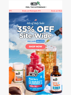 CBDfx - Final Day: 35% OFF 4th of July Sale! 🧨